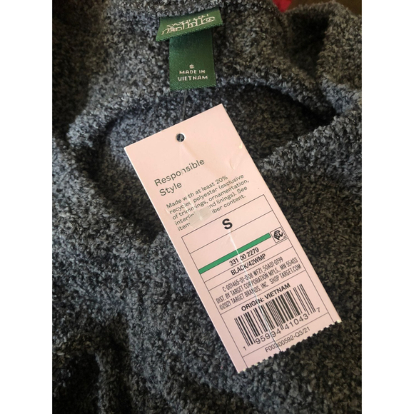 Wild Fable Ruched Front Cropped top sz Small Gray NWT! - Picture 3 of 6